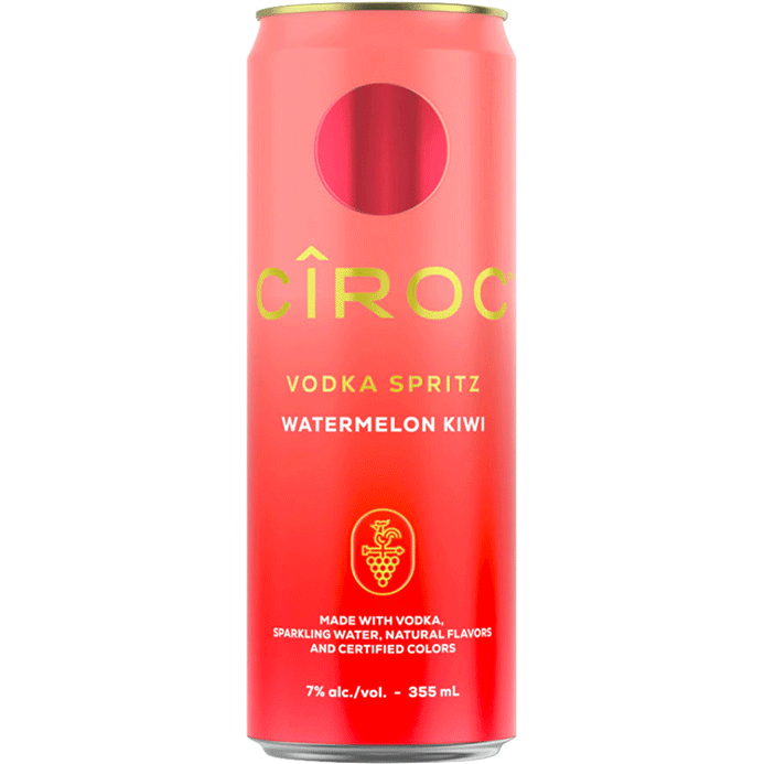 Ciroc Vodka Spritz Watermelon Kiwi Canned Cocktail 4pk - Available at Wooden Cork