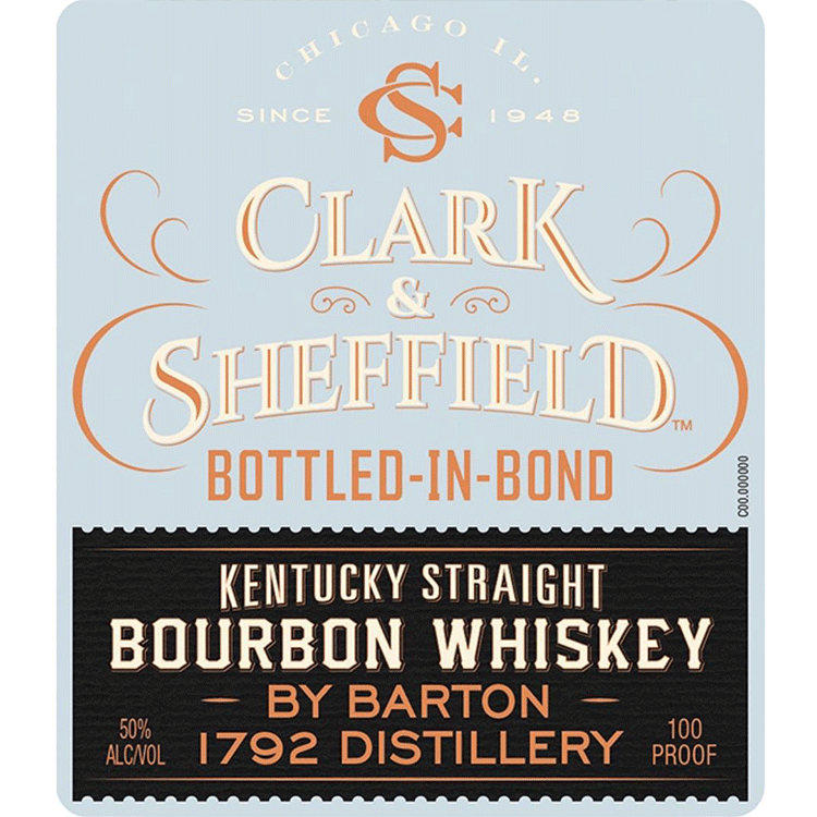 Clark & Sheffield Bottled in Bond Kentucky Straight Bourbon - Available at Wooden Cork