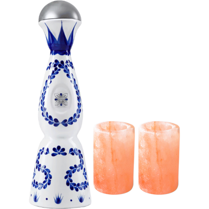 Clase Azul Reposado Tequila with Spice Lab Shot Glasses