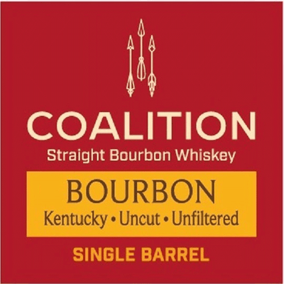 Coalition Single Barrel Kentucky Straight Bourbon - Available at Wooden Cork
