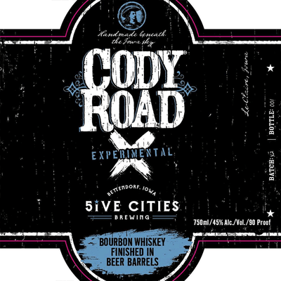 Mississippi River Distilling Cody Road Experimental Bourbon finished in Beer Barrels - Available at Wooden Cork