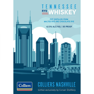 Colliers Nashville Tennessee Rye - Available at Wooden Cork