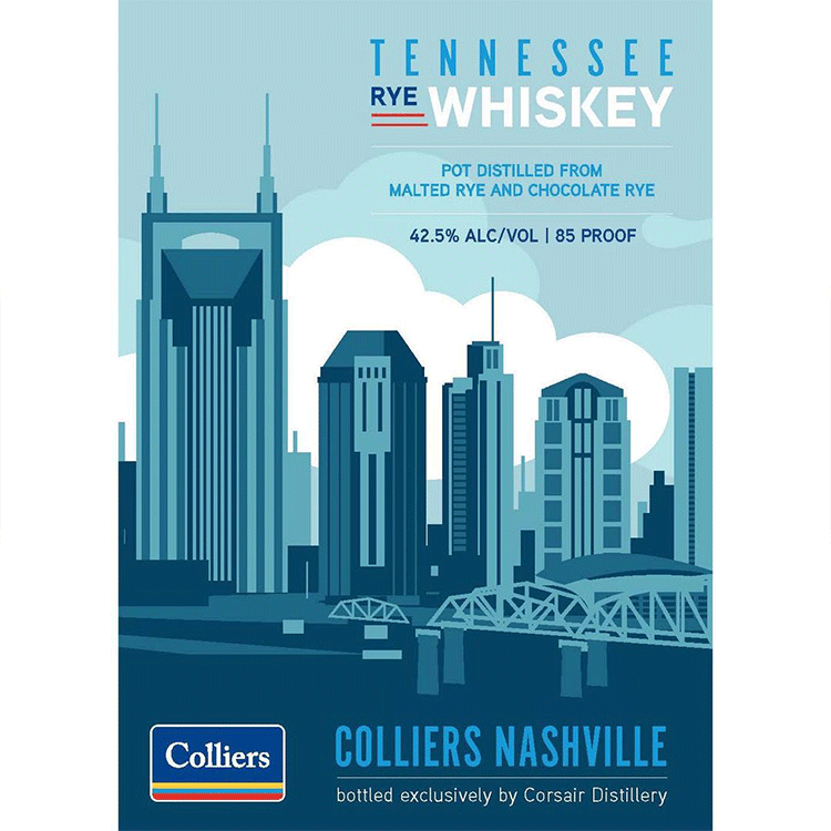 Colliers Nashville Tennessee Rye - Available at Wooden Cork