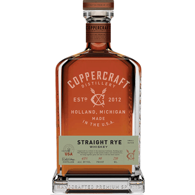 Coppercraft Rye Whiskey - Available at Wooden Cork