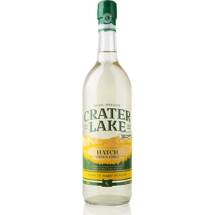 Crater Lake Hatch Green Chile Vodka - Available at Wooden Cork