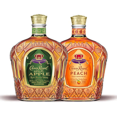 Crown Royal Apple & Crown Royal Peach Whisky Bundle - Available at Wooden Cork