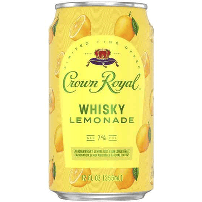 Crown Royal Whiskey Lemonade Canned Cocktail 4pk - Available at Wooden Cork