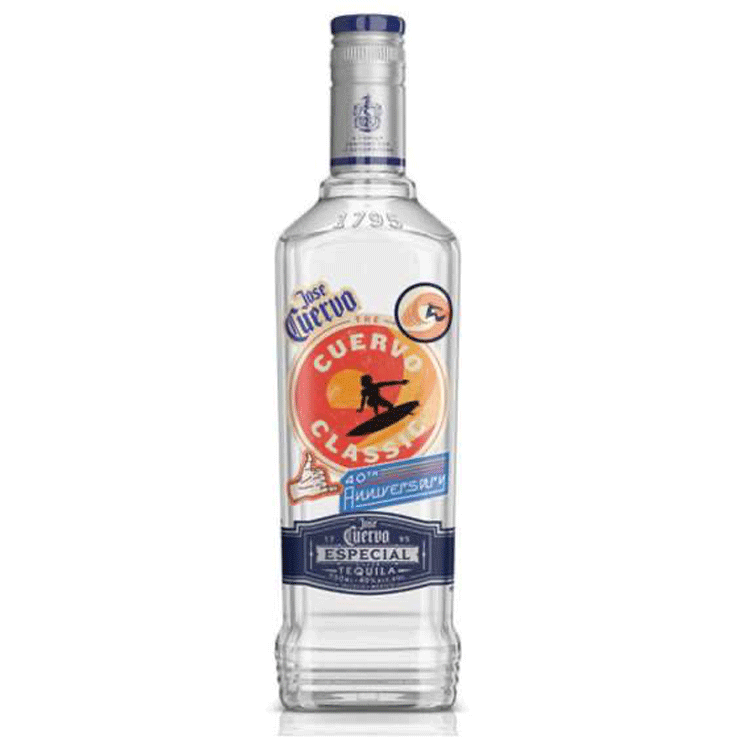 Jose Cuervo 40th Anniversary Cuervo Classic Surf Competition Silver Tequila - Available at Wooden Cork