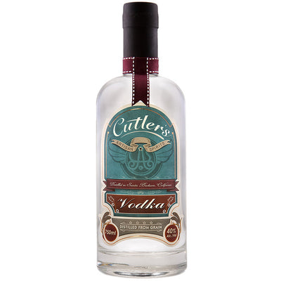 Cutler's Artisan Spirits Vodka - Available at Wooden Cork