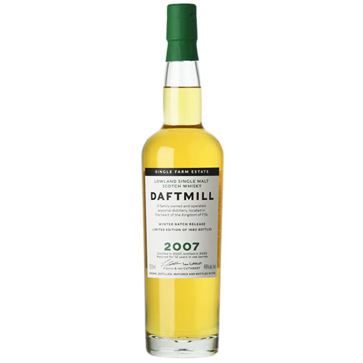 Daftmill Single Malt Scotch Winter Batch Release 2007 12 Yr - Available at Wooden Cork