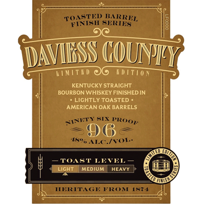 Lux Row Daviess County Limited Edition Kentucky Straight Bourbon Finished in Lightly Toasted American Oak Barrels - Available at Wooden Cork