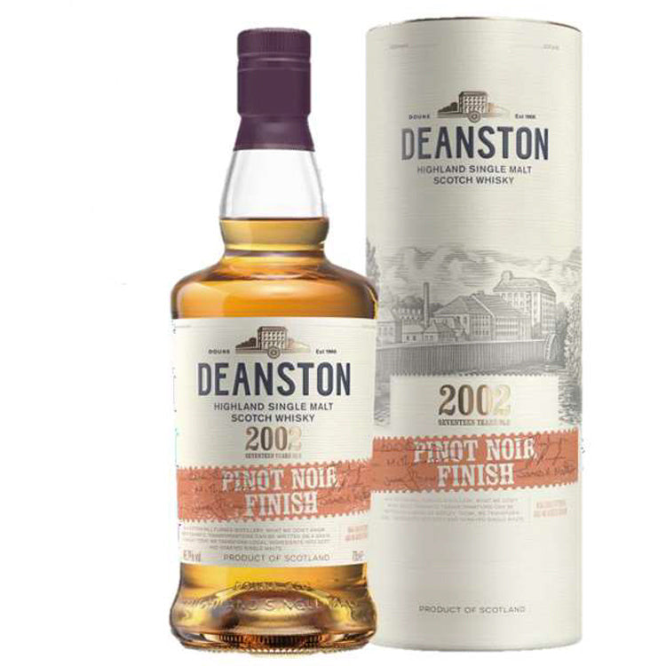 Deanston 2002 Pinot Noir Cask Finish Scotch - Available at Wooden Cork