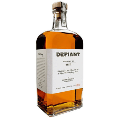 Defiant American Single Malt Whisky - Available at Wooden Cork