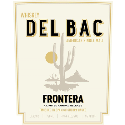 Whiskey Del Bac Frontera American Single Malt Finished in PX Sherry Casks - Available at Wooden Cork