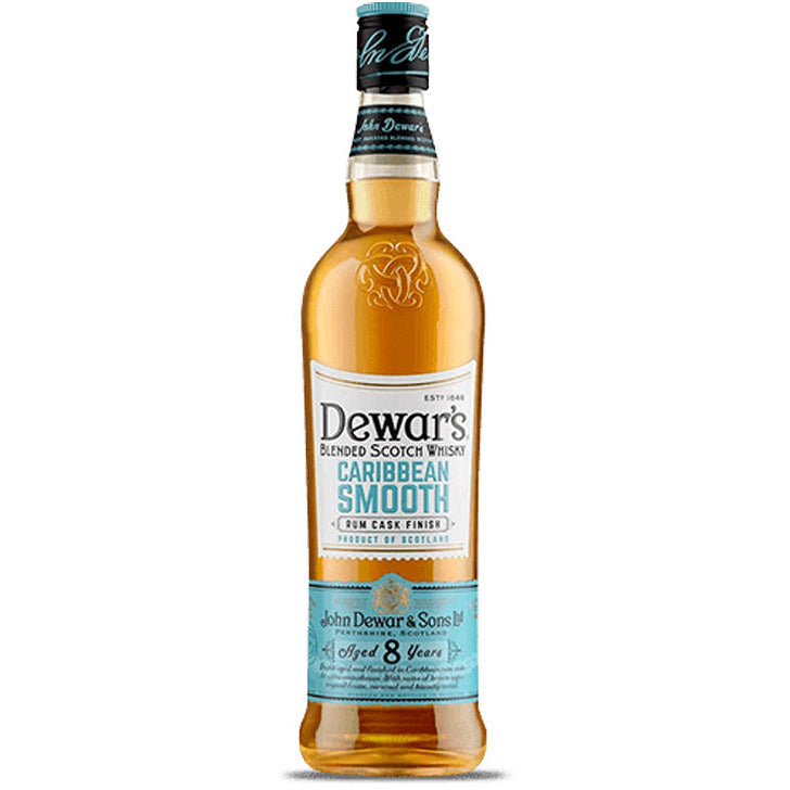Dewar's Blended Scotch Caribbean Smooth Rum Cask Finish 8 Yr - Available at Wooden Cork