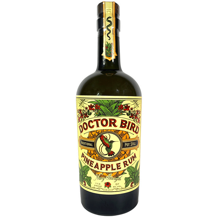 Two James Doctor Bird Pineapple Rum - Available at Wooden Cork