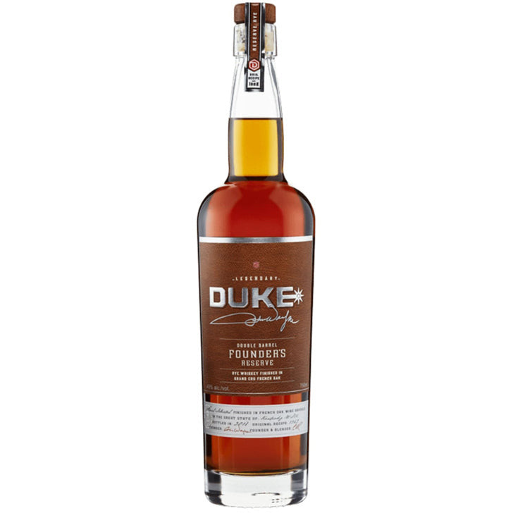 Duke Rye Whiskey Double Barrel Founder's Reserve - Available at Wooden Cork