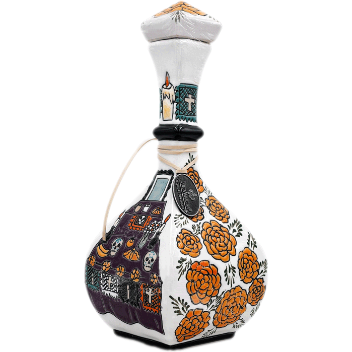 Dulce Amargura Day of the Dead 2022 Reposado Tequila 1L White Decanter - Available at Wooden Cork