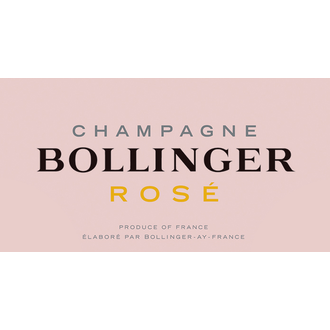 Bollinger Champagne Brut Rosé - Available at Wooden Cork