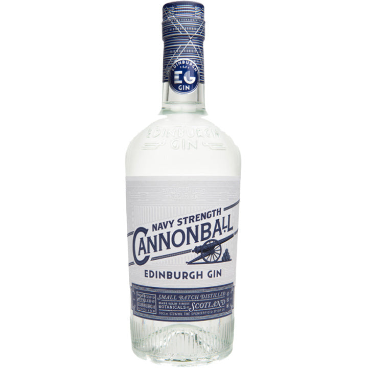 Edinburgh Dry Gin Cannonball Navy Strength - Available at Wooden Cork