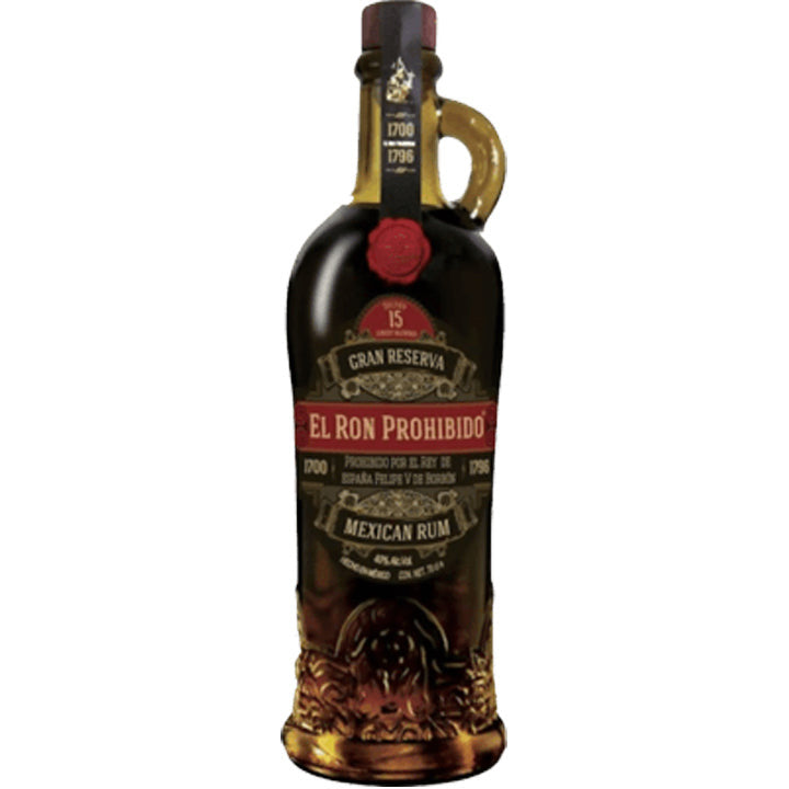 El Ron Prohibido Mexican Rum Gran Reserva 15 Yr - Available at Wooden Cork