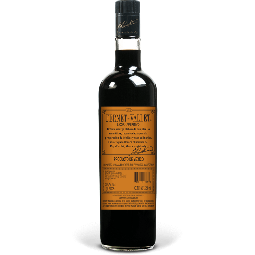 Vallet Fernet 70 - Available at Wooden Cork