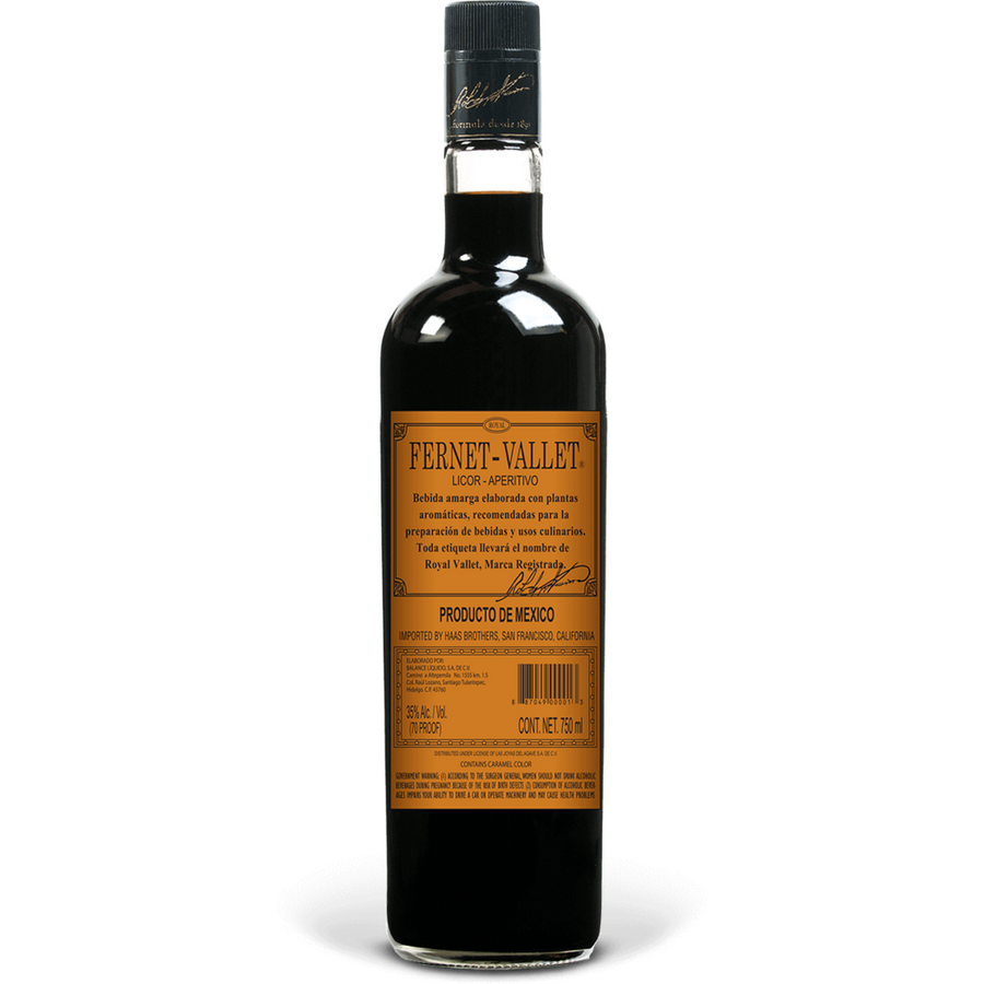 Vallet Fernet 70 - Available at Wooden Cork