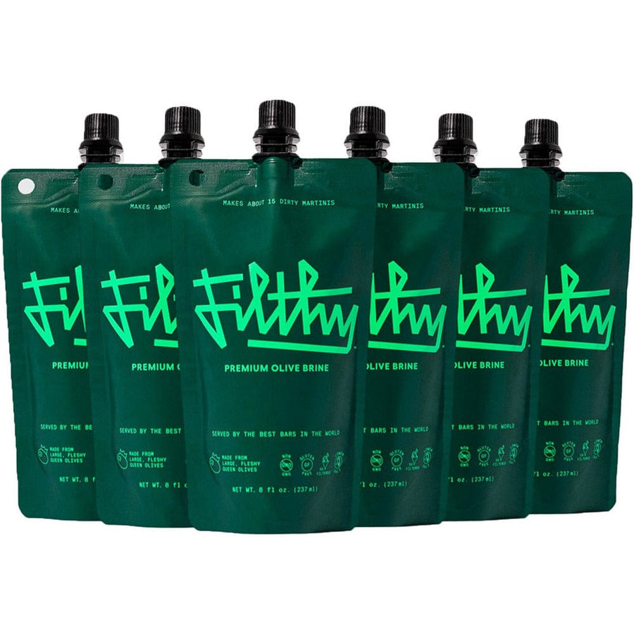 Filthy Foods Olive Brine Pouches (6 Pack)