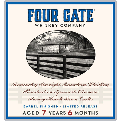 Four Gate Andalusia Key II Kentucky Straight Bourbon Finished in Spanish Oloroso Sherry-Dark Rum Casks - Available at Wooden Cork