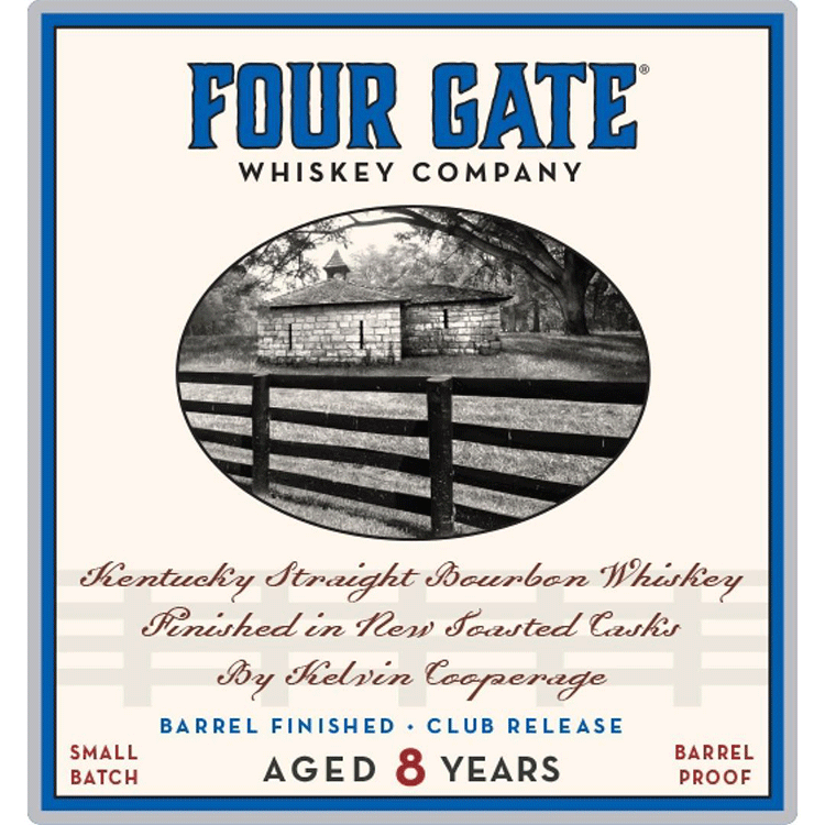 Four Gate Kelvin Toast 8 Year Kentucky Straight Bourbon - Available at Wooden Cork