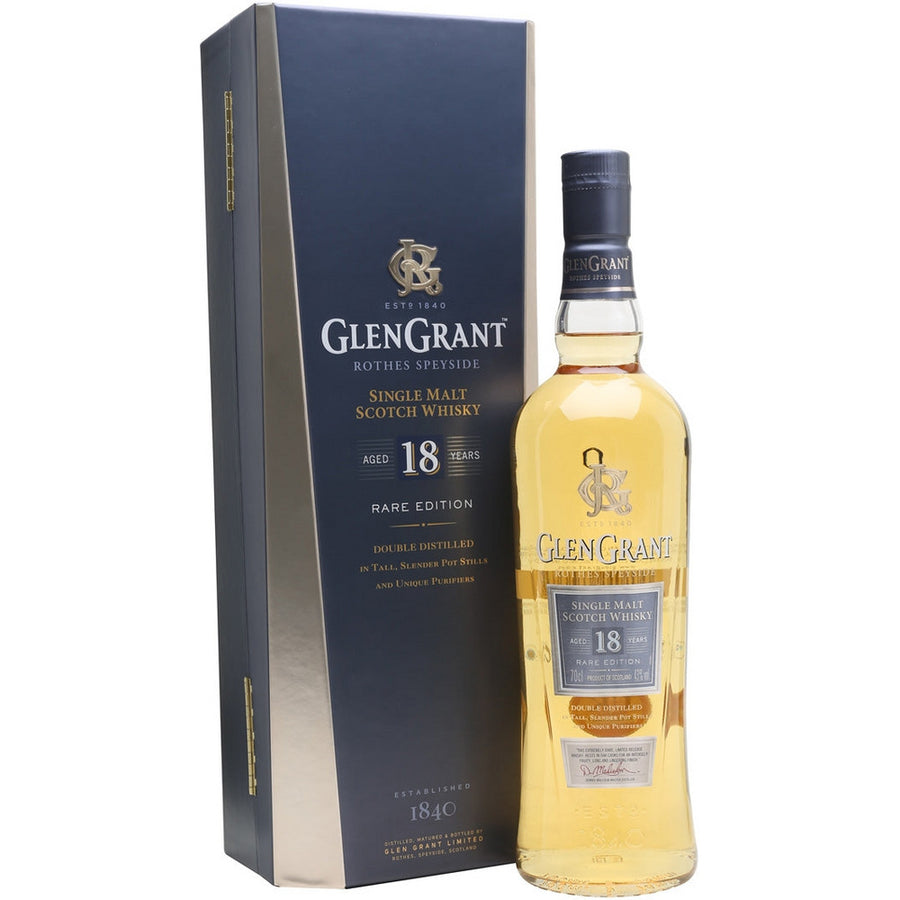 Glen Grant 18 Year Old Single Malt Scotch Whisky - Available at Wooden Cork