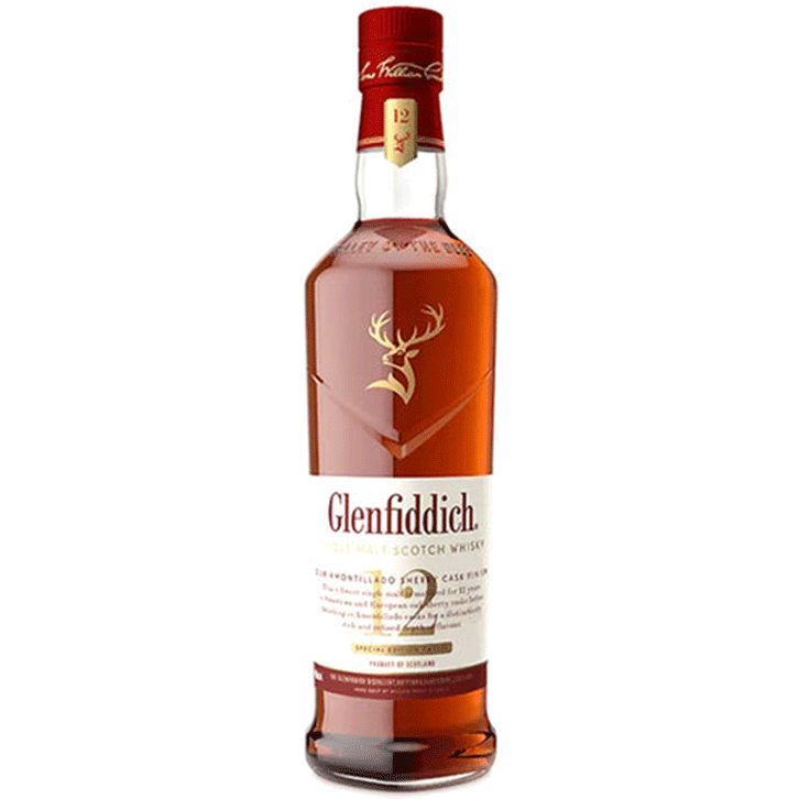 Glenfiddich 12 Year Old Amontillado Sherry Cask Finish Scotch Whisky - Available at Wooden Cork