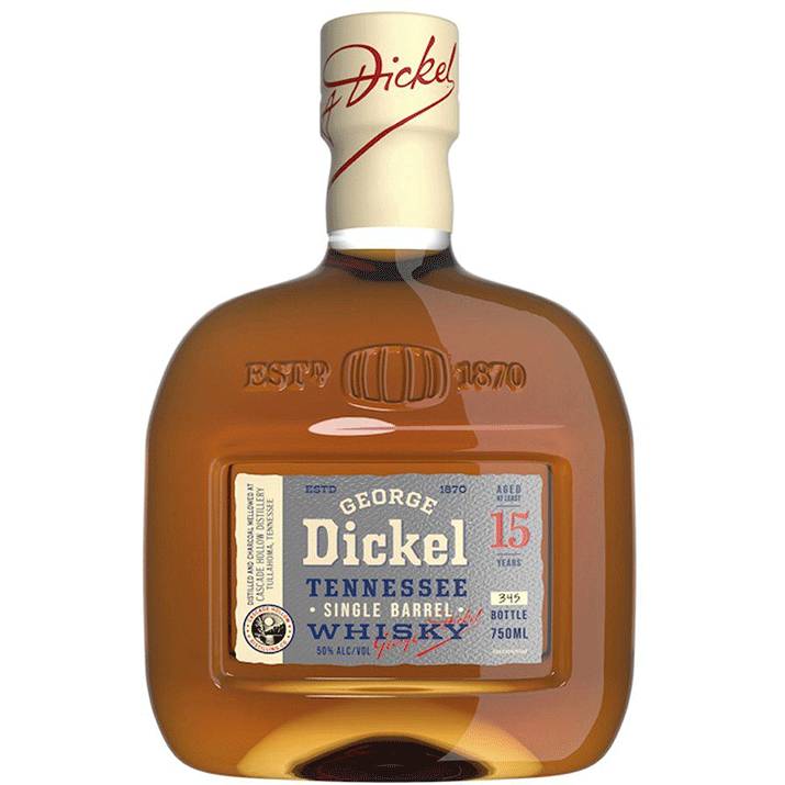 George Dickel Single Barrel 15 Year Tennessee Whiskey Wooden Cork Barrel Pick - Available at Wooden Cork
