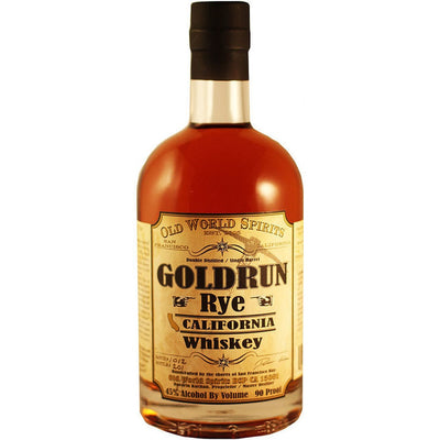 Goldrun Rye California Whiskey - Available at Wooden Cork