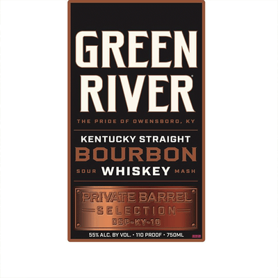 Green River Private Barrel Selection Kentucky Straight Bourbon - Available at Wooden Cork