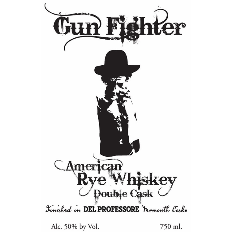 Golden Moon Gun Fighter American Rye Double Cask Finished in Del Professore Vermouth Cask - Available at Wooden Cork