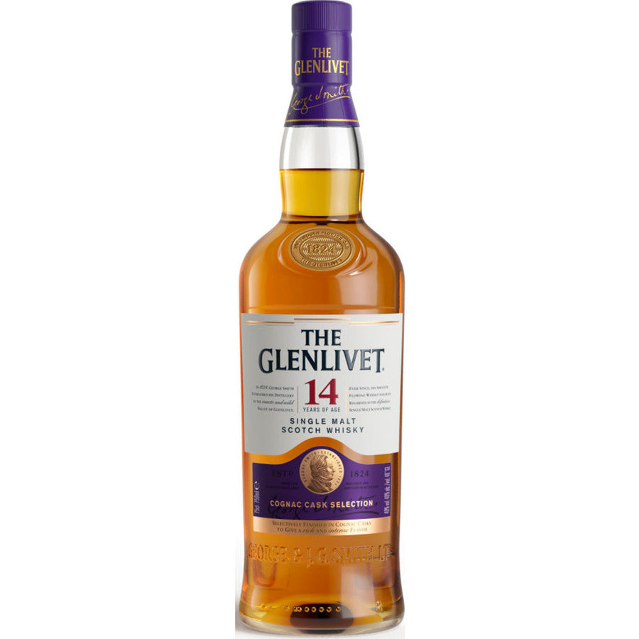 The Glenlivet 14 Year Old Single Malt Scotch Whisky - Available at Wooden Cork