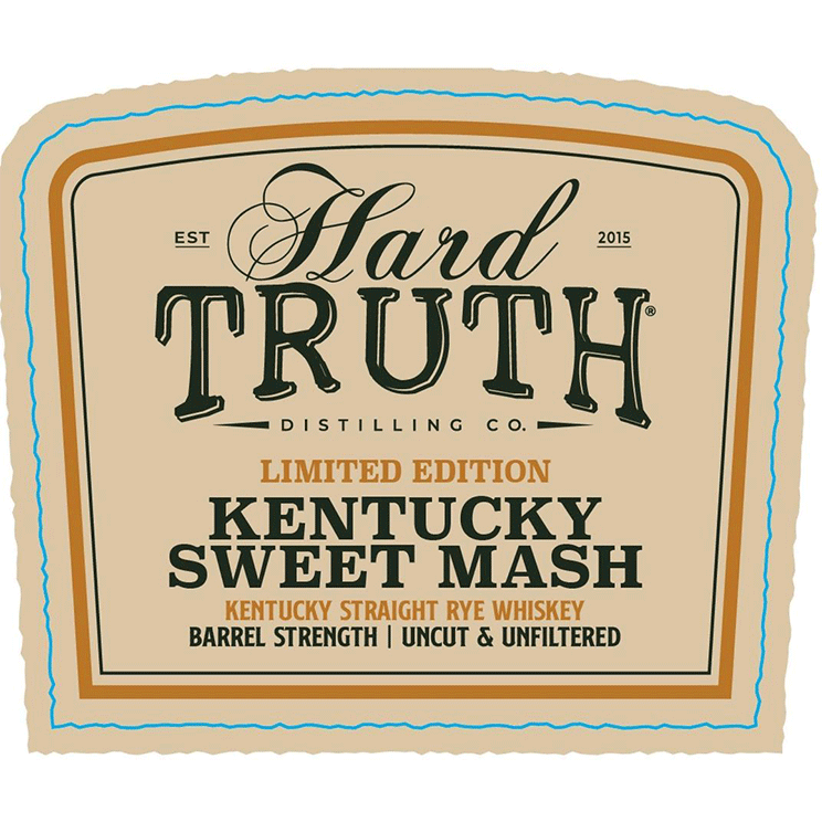 Hard Truth Limited Edition Kentucky Sweet Mash Kentucky Straight Rye - Available at Wooden Cork