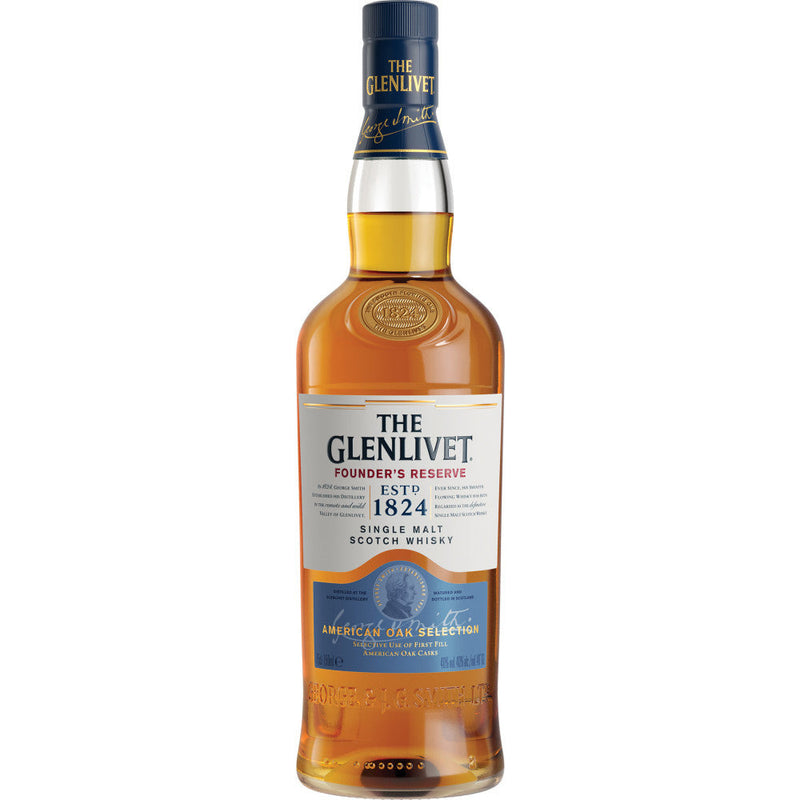 The Glenlivet Founders Reserve Single Malt Scotch Whisky - Available at Wooden Cork