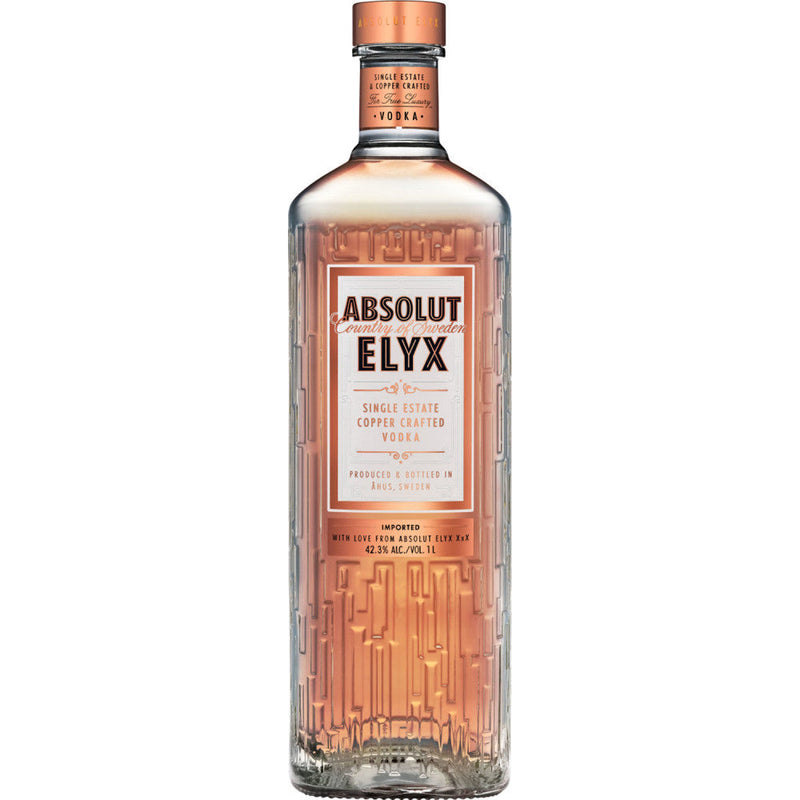 Absolut Elyx Handcrafted Vodka - Available at Wooden Cork