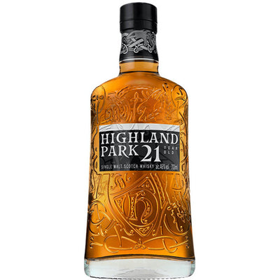 Highland Park 21 Year Scotch Whiskey - Available at Wooden Cork