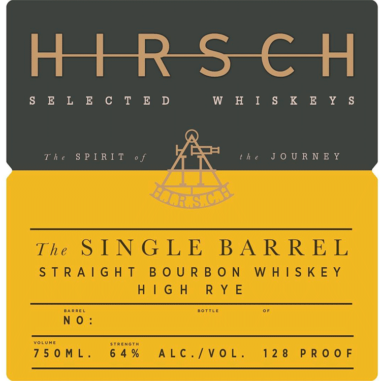 Hirsch The Single Barrel Straight Bourbon High Rye - Available at Wooden Cork