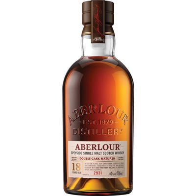 Aberlour Single Malt Scotch Whisky 18 Year Old Double Cask Matured - Available at Wooden Cork