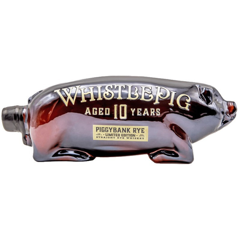 WhistlePig Limited Edition 10 Years Aged Piggybank Rye A Blend Of Straight Rye Whiskey - Available at Wooden Cork