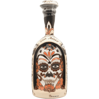 Dos Artes Extra Anejo Skull Bottle Tequila - Available at Wooden Cork