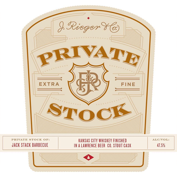 J. Rieger & Co Private Stock Kansas City Whiskey in Lawrence Beer Co. Stout Cask - Available at Wooden Cork