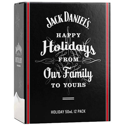 Jack Daniel's Holiday Countdown Calendar 50ml 12 Pack - Available at Wooden Cork
