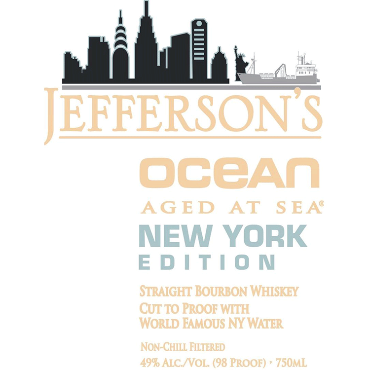 Jefferson’s Ocean Aged at Sea Straight Bourbon: New York Edition - Available at Wooden Cork
