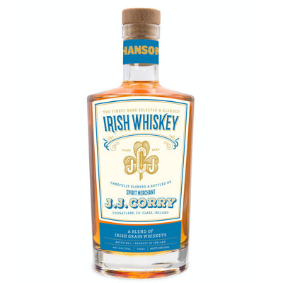 J.J. Corry Blended Irish Whiskey The Hanson Batch No. 1 - Available at Wooden Cork