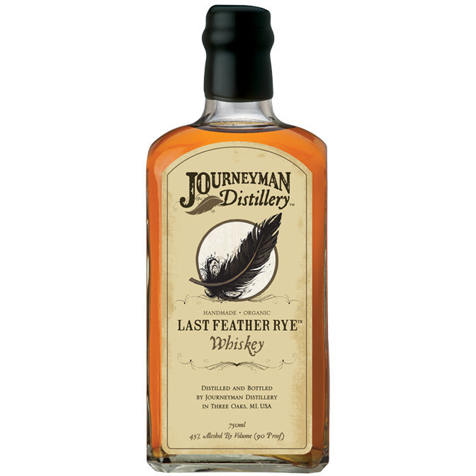 Journeyman Distillery Last Feather Rye Whiskey 90 Proof - Available at Wooden Cork